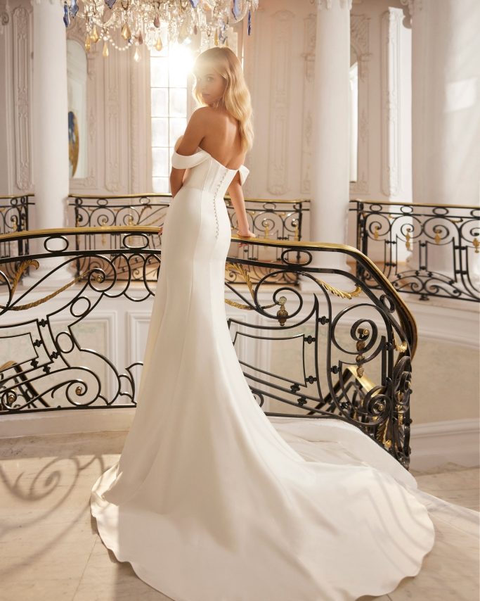 Verschiedene Brautkleidformen wie dem Mermaid Kleid.