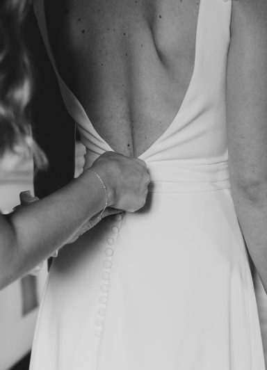 Brautkleidrückenausschnitt